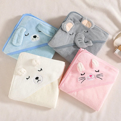 Hooded Baby Bath Towels