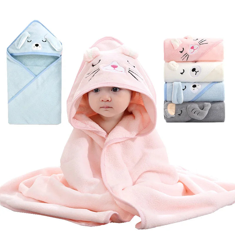 Hooded Baby Bath Towels