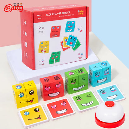 Kids Face Change Cube Game