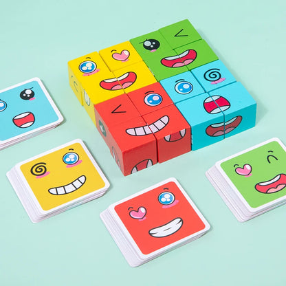 Kids Face Change Cube Game