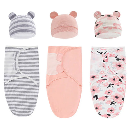 Set Cotton Baby Swaddle